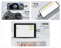 Câble convertisseur Type-C vers USB 3.0 OTG avec gaine en PVC, charge rapide 3A pour S20/S10/S9/Note 10 et pour Tab 4 10 Plus