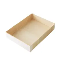 Квадратная бамбуковая тарелка, коробка для еды, деревянная оптовая коробка для еды, коробка для еды