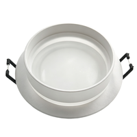 Boîtier de spot encastré moderne en aluminium GU10 MR16 IP44, cadre de module LED, luminaire de plafond, lampe de remplacement