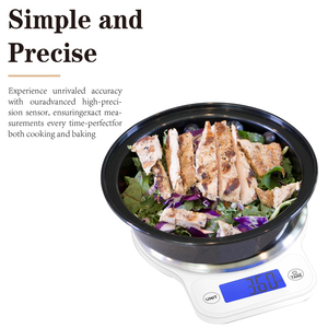 Household Stainless Steel Tray Digital Kitchen <strong>Scale</strong> High Accuracy <strong>Electric</strong> Smart Food Kitchen <strong>Scale</strong> - Product Image 3