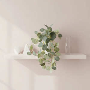 <span class=keywords><strong>Plante</strong></span> artificielle suspendue Peperomia Eucalyptus en pot, fausse feuillage suspendu pour la décoration intérieure <span class=keywords><strong>de</strong></span> la maison et du bureau - Product Image 6
