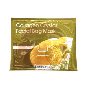 Popular caliente producto de marca privada de cristal colágeno Facial de la máscara que la piel y blanqueamiento