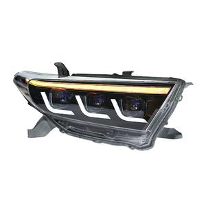 Conjunto de Faros LED para Toyota Highlander 2012-2014 con Luz Diurna DRL y Señal de Giro Dinámica - Product Image 1