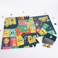 Jeux de société personnalisés à base de dés, en papier, portables, imprimés, vente en gros, échantillon gratuit, divertissement familial, loisirs