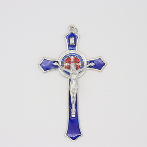 12Cm Goud Email Kruis Metalen Jesus Hanger Voor Hand Met Christelijke Kerk Thuis Jesus <span class=keywords><strong>Crucifix</strong></span> Hanger <span class=keywords><strong>Diy</strong></span> - Product Image 6