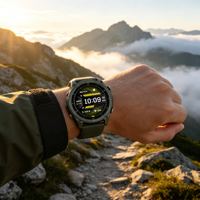 Reloj Inteligente para Exteriores T8 Pro con Pantalla AMOLED, Resistente al Agua, Multideporte, Brújula, Monitor de Actividad Física y Linterna # 2