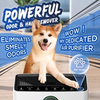 Purificateurs d'air pour la maison Grande pièce jusqu'à 2200sq. Purificateur d'air pour animaux de compagnie avec filtre lavable PM 2.5 Display Air Cleaner Bedroom