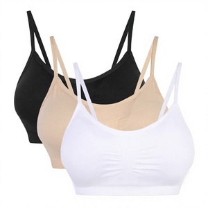 Women <b>Padded</b> Sports Bra Stretch Athletic <b>Running</b> Workout Fitness Activewear Gym Training Top with Soft Support - Product Image 2
