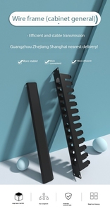 19 pollici 1U gestione orizzontale cavo Rack Mount Manager 25 Slot Patchbox cavo vassoio Server Rack blocchi terminali - Product Image 6