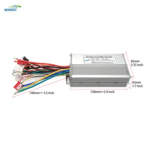 Harga pabrik 36V 48V 60V 500W 30A Motor DC tanpa sikat penggerak Mode ganda pengendali Universal untuk perbaikan skuter elektrik