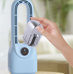 OWNSWING Ventilateur de bureau électrique portable sans lame Ventilateur de refroidissement de l'air Humidificateur de pulvérisation d'eau Ventilateur de bureau - Product Image 3