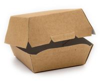 Emballage personnalisé en carton, papier ondulé kraft, boîtes à hamburgers et à pizzas
