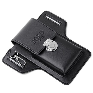 पुरुषों के निर्माण कार्य के लिए उन्नत यू पू बकल स्ट्रैप पोर्टेबल बैरल आकार के फोन कमर बैग में सिगरेट केस कीचेन बेल्ट रखती है - Product Image 6