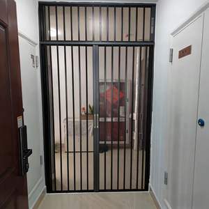 ประตูมุ้งลวดอลูมิเนียม<span class=keywords><strong>แบบ</strong></span>พับได้ ป้องกันยุง ป้องกันขโมย พร้อมกุญแจล็อค  <span class=keywords><strong>แบบ</strong></span>ยืดหดได้  ขนาดสั่งทำได้ - Product Image 3