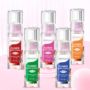 ลิปบาล์ม ลิปออยล์ กลิ่นดอกไม้ ลิปออยล์เปลี่ยนสีตามอุณหภูมิ สีเปลี่ยนได้ตามอุณหภูมิ พีช/สตรอว์เบอร์รี/ส้ม/อะโวคาโด/องุ่น - Product Image 1