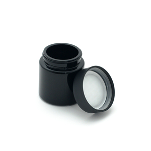 Cannacoast Premium Child-Resistant Black Opal UV <b>Glass</b> <b>Jar</b> Food Grade CR Child Proof <b>Glass</b> <b>Jars</b> Bottle for Dry Flower Storage - Product Image 2