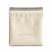 Nouveau sac de luxe en cuir PU pour écouteurs, bijoux, bagues, colliers, pièces de monnaie, avec feuille de fer
