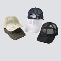 Gorra Deportiva Trucker Unisex Personalizada al por Mayor, de 6 Paneles, 100% Poliéster, con Protección UV, Transpirable, Ajustable y con Visera Curva