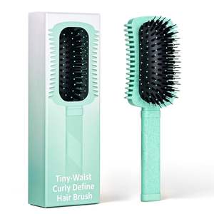 Low Price Plastic Curly <b>Hair</b> Brush for Defining Volume & Shaping <b>Styling</b> Salon Barber <b>Tools</b> - Product Image 1