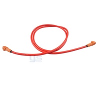 Cable de Alimentación de Alto Voltaje para Almacenamiento de Energía de Baterías EV, 8AWG, Núcleo de Cobre, Conector de Bloqueo en Forma de L Naranja, Conjunto de Cable HV