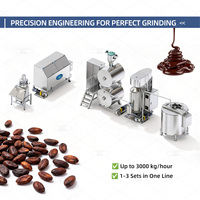 Moulin à billes vertical continu multifonctionnel en acier inoxydable 304 haute efficacité LST 3000 kg/heure pour chocolat