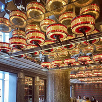 Lustre en cristal personnalisable pour les hôtels Duplex Bâtiments Villas de luxe Halls-Creative Garden Design IP65 LED Engineering