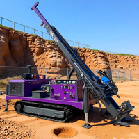 Máquina Perforadora de Núcleos de Diamante, 400m de Profundidad, para Exploración Minera, Equipo de Perforación Hidráulica NQ HQ PQ