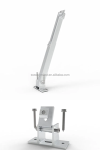 Supports de panneau solaire en aluminium Angle réglable Jambe avant Jambe arrière Toit plat Inclinaison Système de montage solaire - Product Image 6