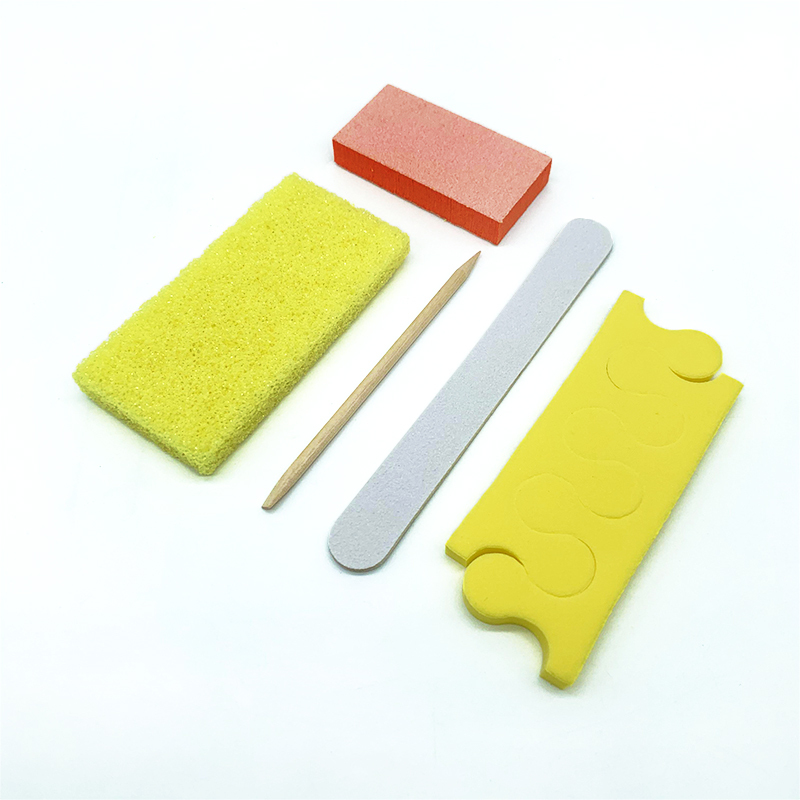 5 Pièces 200 Ensemble/Carton De Manicura Manikur Jetable Manucure Pédicure Kit Pour Salon De Manucure