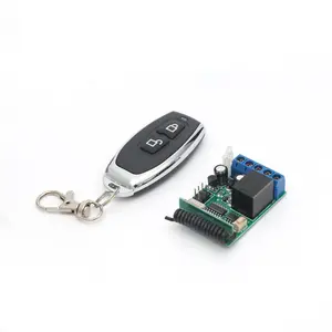 Trasmettitore e ricevitore RF 433mhz di vendita calda mini DC 1CH 10A 12v relè con funzioni timer
