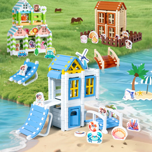 2026 New Product High Quality Building Block Montessori Puzzle Pretend Play House FashionToys Hot Sell for Kids Boys Girls - Product Image 2