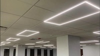 Cadre lumineux à LED 120x60 Grille Plafonnier Perimeter Light 4x2ft