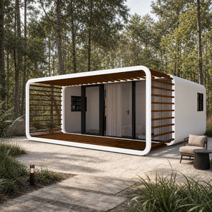 Maison préfabriquée moderne en conteneur, mini-maison modulaire, cabane mobile détachable avec salle de bain et toilettes pour usage en dortoir - Product Image 6