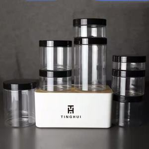 Empty 150ml Plastic Jar with Inner and Outer Lid Food Grade Round Container Cosmetic Powder <b>Hair</b> <b>Gel</b> Refillable Bottle - Product Image 4