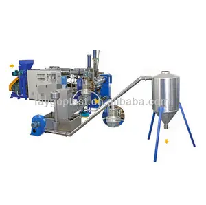 FAYGO UNION Plastic Compactor machine PP PE film woven bags compacting strand cooling pelletizing line