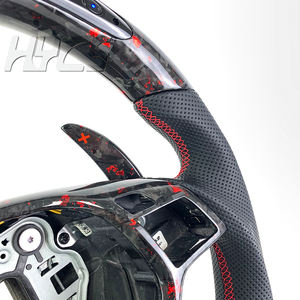 Accessoires d'intérieur de voiture Volant en fibre de carbone forgé pour Benz <span class=keywords><strong>Mercedes</strong></span> Classe E a CLS CLA W203 W204 W205 W213 W212 W215 - Product Image 4