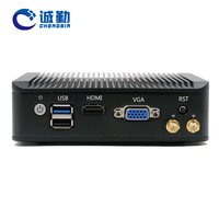 Terminal en la nube Mini PC Nano Celeron J4125 J1900 Atom E3845 8GB Ram Quad Core 4 Lan X86 HD/VGA Industrial Barebone Router Mini PC