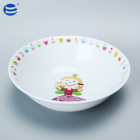 Ensemble d'assiettes émaillée et de table pour enfants, excellente vente d'usine, service de dîner en céramique pour enfants, boîte de couleur, service de table pour enfants