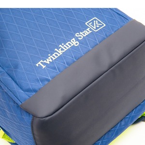 Mochila de Senderismo Multifuncional Azul, Ligera e Impermeable, con Diseño de Rombo, Revestimiento de Cuero, Estilo Casual, Duradera y Ligera - Product Image 2