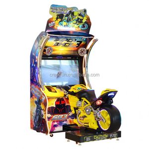 Machine de jeu d'arcade de course de moto amusante avec écran LCD HD de 47 pouces, fonctionnant à 3 pièces, Super Bike - Product Image 5