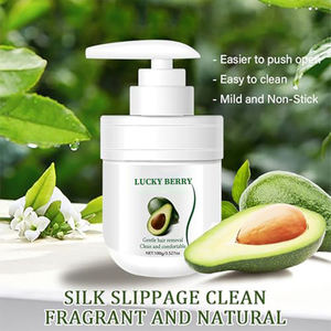 Épilateur bio doux et efficace pour les lèvres et le menton, crème dépilatoire sans douleur pour le visage à l'avocat pour femmes - Product Image 2