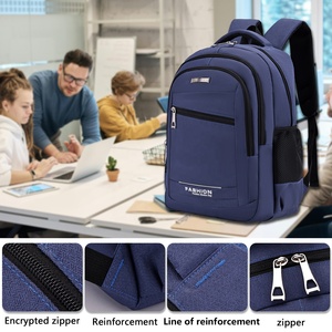 <span class=keywords><strong>Mochila</strong></span> Escolar Ligera de Fabricante HAIBOWY, Logotipo Personalizado, Poliéster Impermeable, Antirrobo, USB, Correa con Cojín de Aire, <span class=keywords><strong>24L</strong></span> - Product Image 5