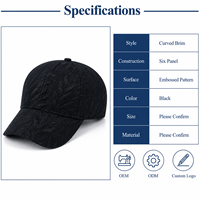 Gorras de Béisbol de 5 Paneles Personalizadas con Bordado 3D de Gamuza, Calidad OEM/ODM, Gorras NFC Beard Hats X CT Hats