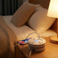 Multiprise Rétractable Industrielle OEM pour Hôpitaux, Prise d'Extension Multi-Prises avec 3 Ports USB, Câble de 2,8 m, Protection Contre les Surtensions 110V-250V