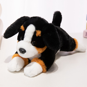 Jouets en peluche pour chiens en gros, animaux en peluche réalistes et mignons avec logo personnalisé pour cadeaux et fêtes - Product Image 3