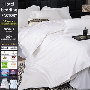 Fashional Custom100 % algodón bordado Hotel <span class=keywords><strong>Lino</strong></span> <span class=keywords><strong>funda</strong></span> nórdica sábana juego de <span class=keywords><strong>cama</strong></span> draps de Lit 4 piezas draps de Lit 4 piezas - Product Image 1