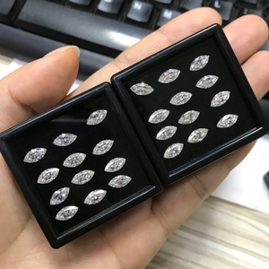 จี้เพชรโมอิสซาไนต์ทรงมาร์คีส์ 0.5 กะรัต ทองคำขาวแท้ 14K 18K สำหรับผู้หญิง ดีไซน์แฟชั่น - Product Image 6