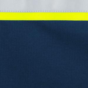 पॉलिएस्टर शॉर्ट आस्तीन बटन डाउन शैली पेशेवर सिलाई उच्च दृश्यता प्रतिबिंबित स्ट्रिप्स सांस लेने योग्य टिकाऊ काम शर्ट - Product Image 3