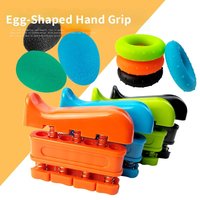 Ensemble d'entraîneurs de préhension en silicone pour l'exercice de la force des mains avec points convexes, 10 pièces