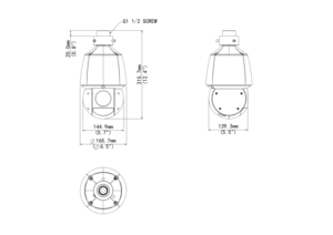 กล้องวงจรปิดเฝ้าระวังความปลอดภัยแบบ <span class=keywords><strong>UNV</strong></span> กล้องโดมเครือข่ายซูม25X 2MP IPC6422SR-X25-VF-B - Product Image 4